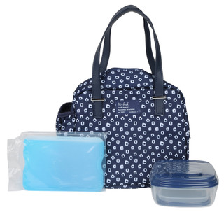 Thumbnail 1: Fit + Fresh Lunch Tote w/ Ice Pack & Containers 