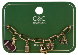 Thumbnail 1: C&C California Game Day Charm Bracelet 