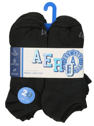 Thumbnail 1: Aeropostale Men's 20 Pk Low Cut Socks 
