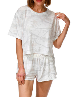Thumbnail 4: AS Revival Juniors Faded Camo Cuffed Sleeve Top 