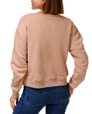Thumbnail 2: No Comment Juniors Go Team Fleece Crew Neck Sweatshirt 
