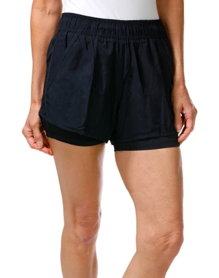 Thumbnail 1: Leg3nd Women's Active 2 Pocket Layered Running Shorts 