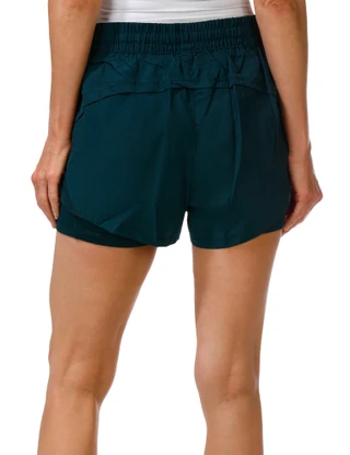 Thumbnail 3: Leg3nd Women's Active Cell Pocket Layered Running Shorts 