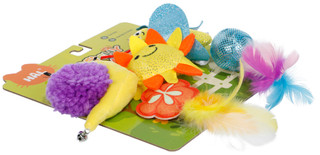 Thumbnail 2: Hal 5 Pk Catnip Cap Toys 