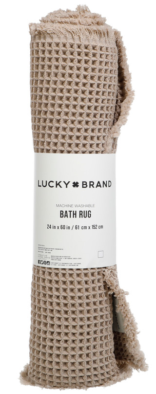 Thumbnail 1: Lucky Brand 24x60 Waffle Weave Bath Rug 