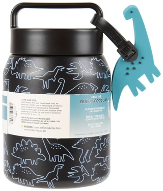 Thumbnail 1: Manna 24 oz Dino Leak-Proof Stainless Steel Lunch Jar  