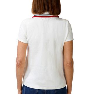 Thumbnail 3: Cable & Gauge Studio Women's Short Sleeve Polo Shirt 