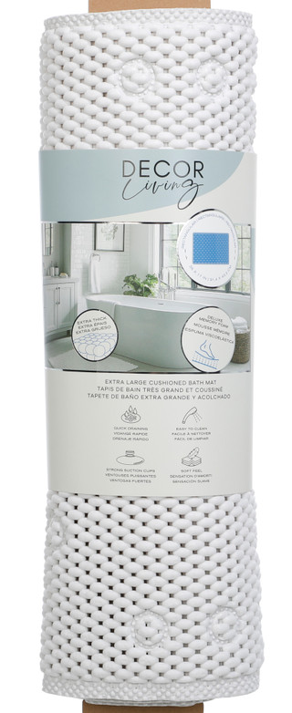 Thumbnail 1: Decor Living Extra Large Cushioned Bath Mat 