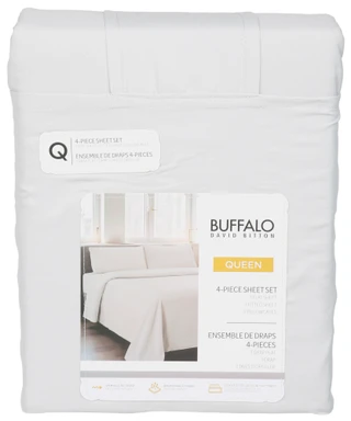 Thumbnail 1: Buffalo David Bitton Queen 4 Pc Micro Washed Sheet Set 