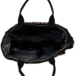 Thumbnail 3: Jessica Simpson Leopard Print Lunch Bag 