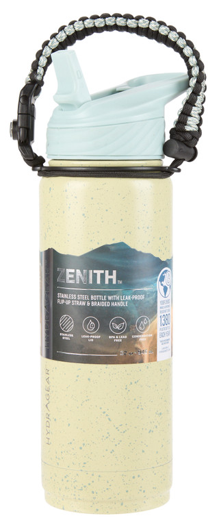 Thumbnail 1: Hydragear 32 oz Straw Zenith Stainless Steel Water Bottle 