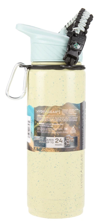 Thumbnail 2: Hydragear 32 oz Straw Zenith Stainless Steel Water Bottle 