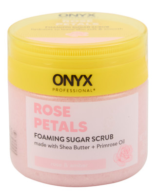 Thumbnail 1: ONYX 16 oz Rose Petals Foaming Sugar Scrub 