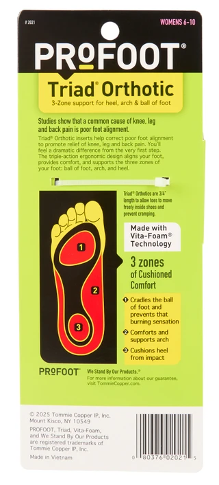 Thumbnail 2: PROFOOT Women's Triad Orthotic Insoles 