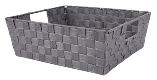 Thumbnail 1: Whitmor Woven Strap Shelf Tote 