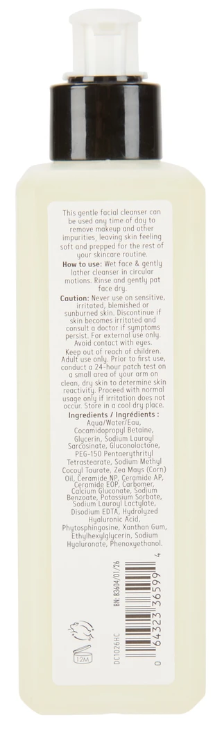 Thumbnail 2: DANIELLE CREATIONS 16.9 oz Hyaluronic Acid Ceramides Hydrating Facial Cleanser 