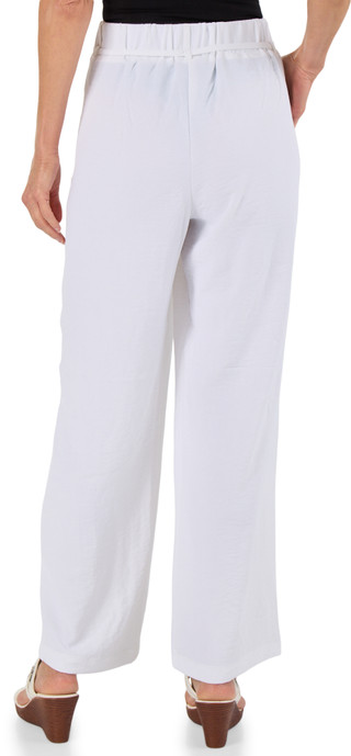 Thumbnail 2: Soho Apparel Women's Tie Waist Wide Leg Pants 