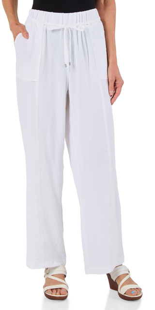 Thumbnail 1: Soho Apparel Women's Tie Waist Wide Leg Pants 