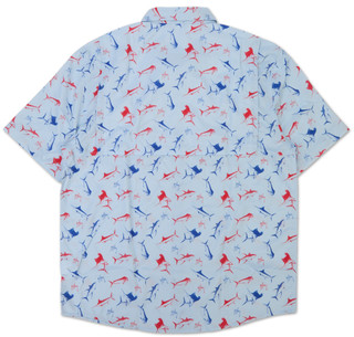 Thumbnail 2: Guy Harvey Men's Americana Button Down 2 Pocket Gamefish Shirt 