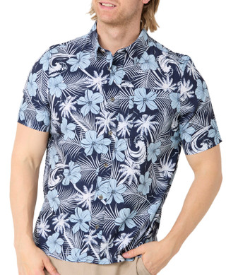 Thumbnail 1: AVALANCHE Men's Short Sleeve Button Down 