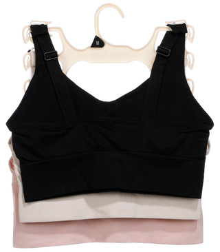 Thumbnail 2: ANNE KLEIN Women's 3 Pk Ribbed Comfort Bras 