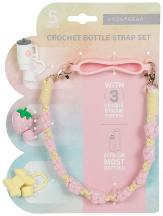 Thumbnail 1: Hydragear Crochet Bottle Strap Set 