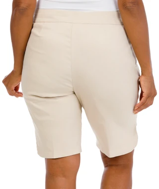 Thumbnail 3: Coral Bay Plus Rhinestone Dolphin Hem Shorts 