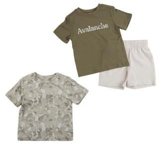Thumbnail 2: AVALANCHE Boys 3 Pc Shorts Set 