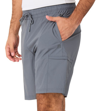 Thumbnail 5: AVALANCHE Men's Solid Stretch Shorts 