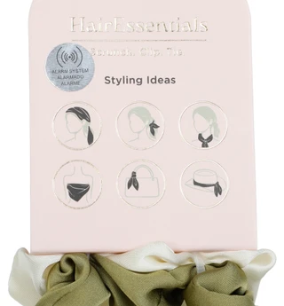 Thumbnail 2: Hair Essentials 2 Pk Ponytail Scarf Scrunchies 