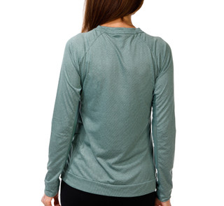 Thumbnail 3: American Outdoor Women's Long Sleeve Satin Tech Knit Top 