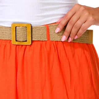 Thumbnail 4: Ana & Rose Women's Belted Tiered Maxi Skirt 