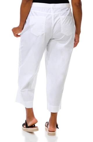 Thumbnail 2: Coral Bay Plus Stretch Poplin Capris 