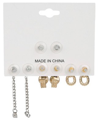 Thumbnail 2: Nicole Miller 4 Pk Earrings 