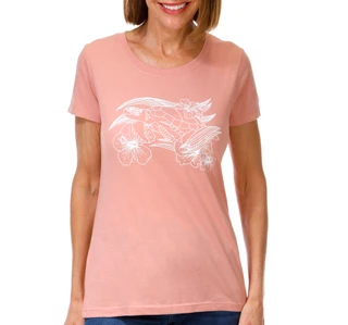 Thumbnail 1: REEL LEGENDS Women's Short Sleeve Crew Neck Graphic Tee 