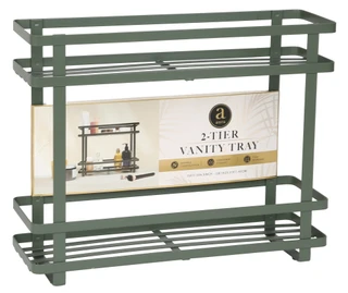 Thumbnail 1: Aura 2 Tier Vanity Tray 
