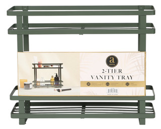 Thumbnail 2: Aura 2 Tier Vanity Tray 