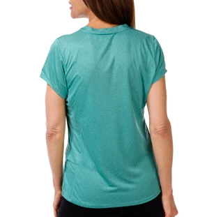 Thumbnail 2: American Outdoor Women's Short Sleeve Satin Tech Knit Top 