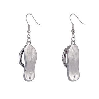 Thumbnail 2: America 250 Americana Flip Flop Drop Earrings 