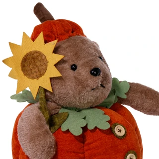 Thumbnail 4: Brighten the Season 20 in Harvest Bear Pumpkin Home Accent 