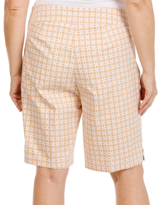 Thumbnail 3: Coral Bay Women's Plus Grommet Hem Shorts 