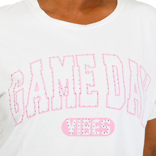 Thumbnail 3: Magical Season Plus Short Sleeve Game Day Vibes Top 