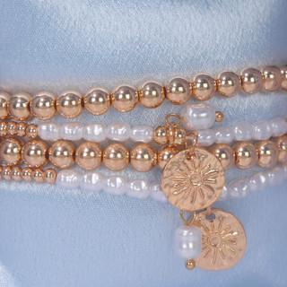 Thumbnail 3: ADRIENNE VITTADINI 2 Pk Sundollar Stretch Bracelets  