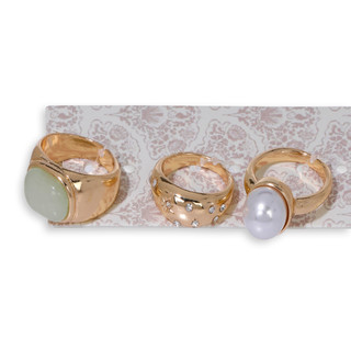 Thumbnail 2: ADRIENNE VITTADINI 3 Pk Rings 