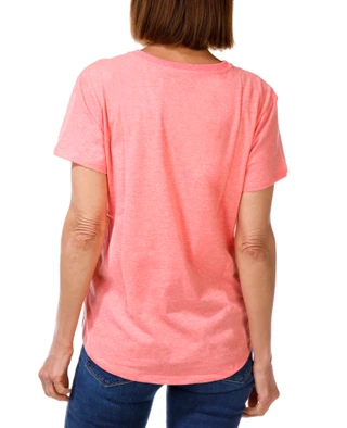 Thumbnail 3: REEL LEGENDS Women's Short Sleeve V Neck Graphic Tee 