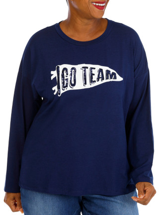 Thumbnail 1: Magical Season Plus Long Sleeve Go Team Top 
