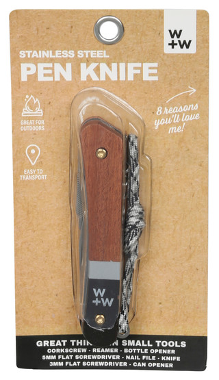 Thumbnail 1: W+W Stainless Steel Pen Knife 