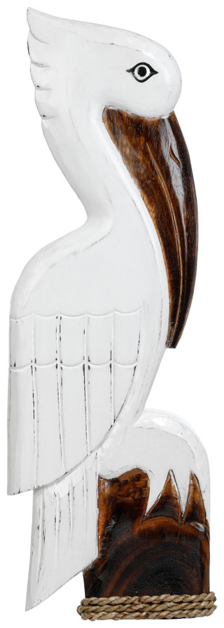 Thumbnail 1: JD YEATTS 24 in Wooden Pelican Home Accent 