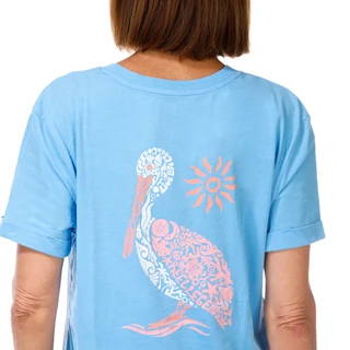 Thumbnail 2: REEL LEGENDS Women's Short Sleeve Relaxed Pocket Graphic Tee 