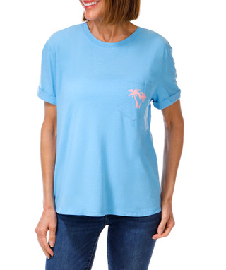 Thumbnail 3: REEL LEGENDS Women's Short Sleeve Relaxed Pocket Graphic Tee 
